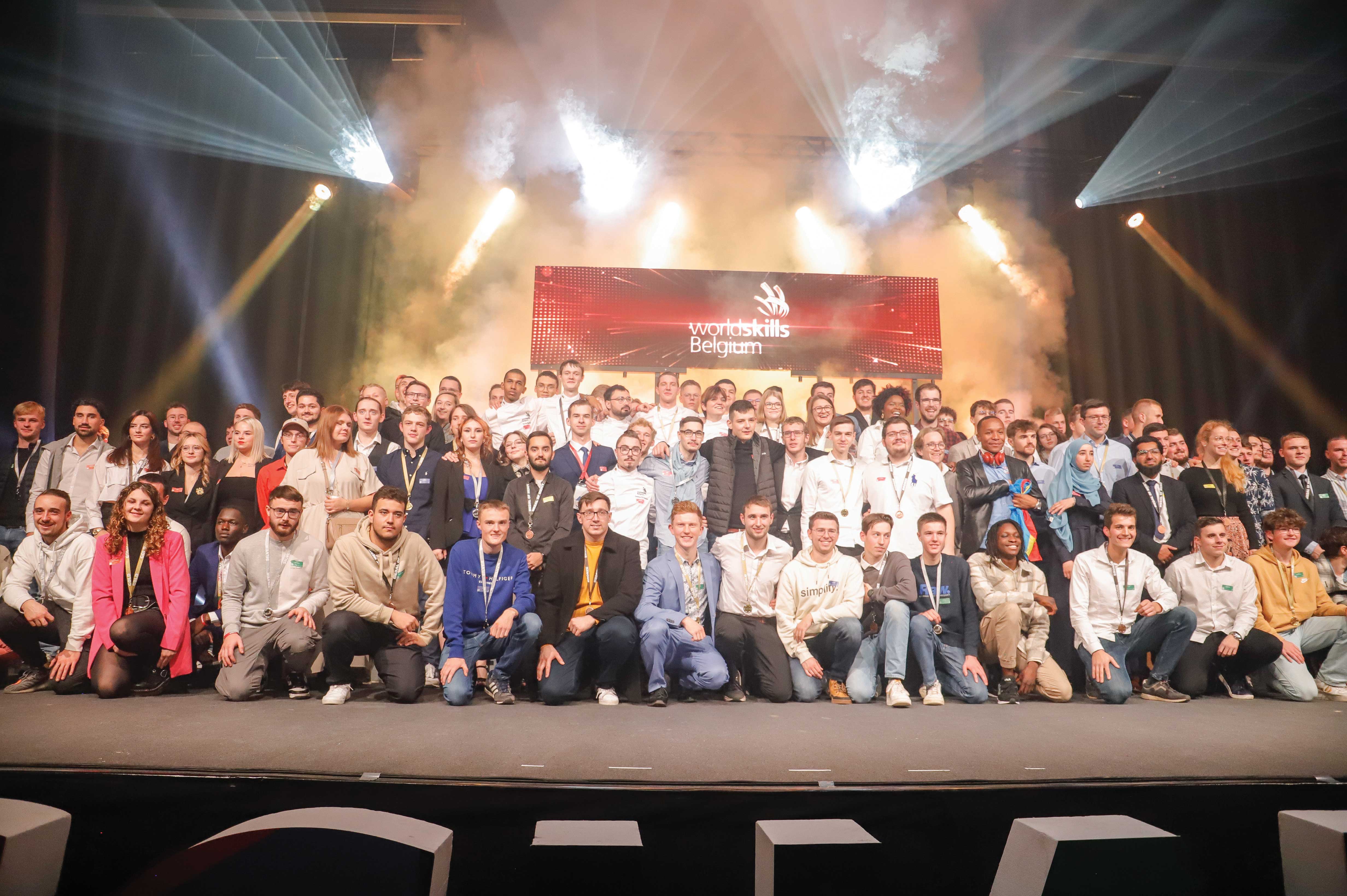 Bravo aux médaillés, champions belges des métiers 2023